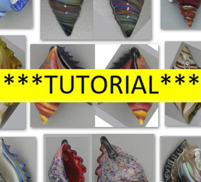 Tutorial- How to make a hollow borosilicate sea shell pendant
