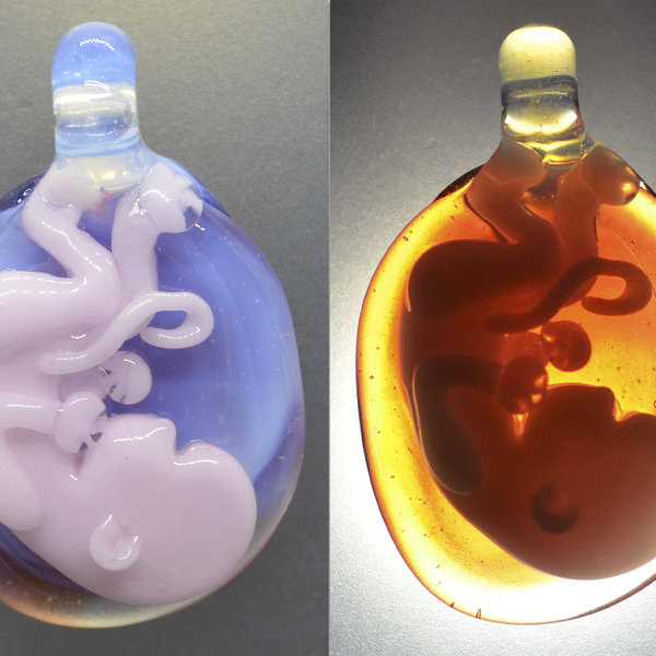 Baby in womb pendant